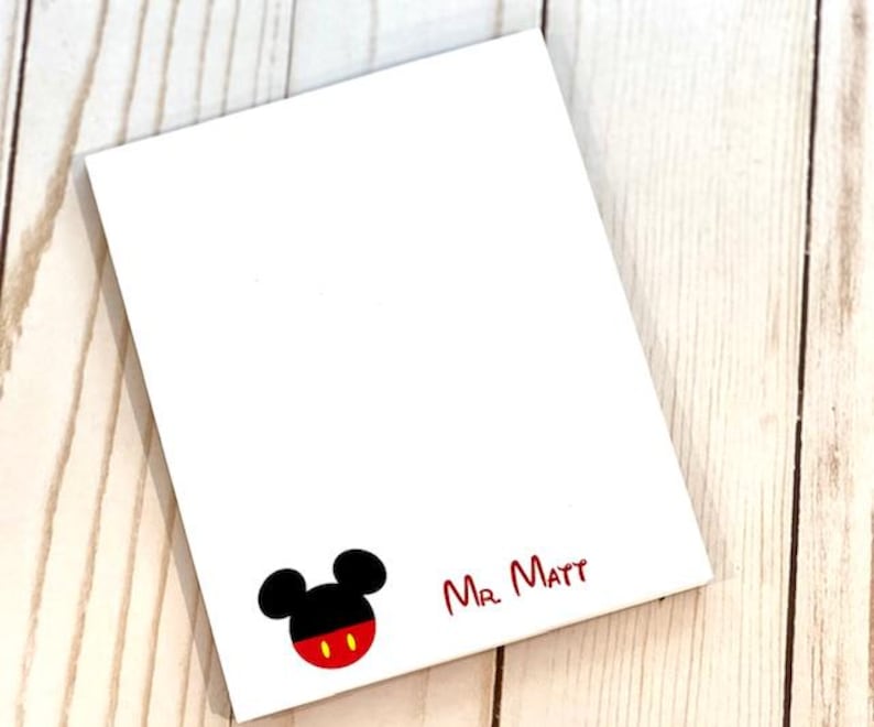 mickey notepad