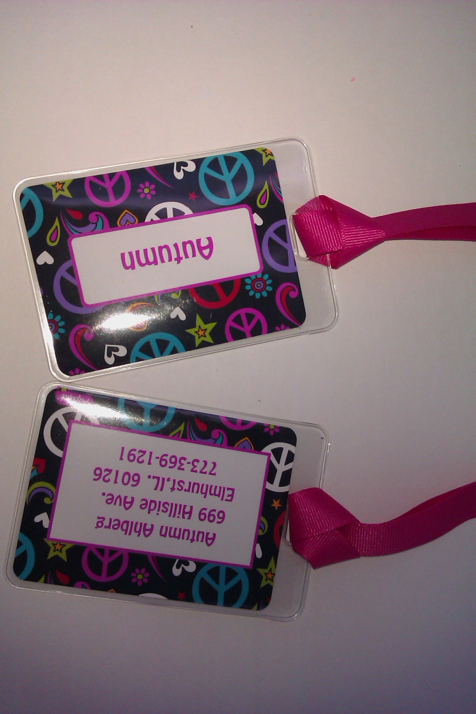 Personalized Kids Luggage Tags Personalized Kids Bag Tags Etsy