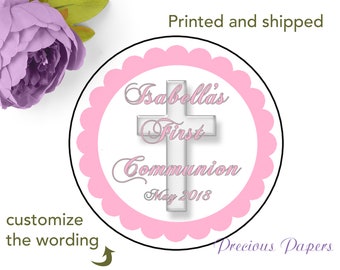 First Communion sticker baptism sticker confirmation sticker