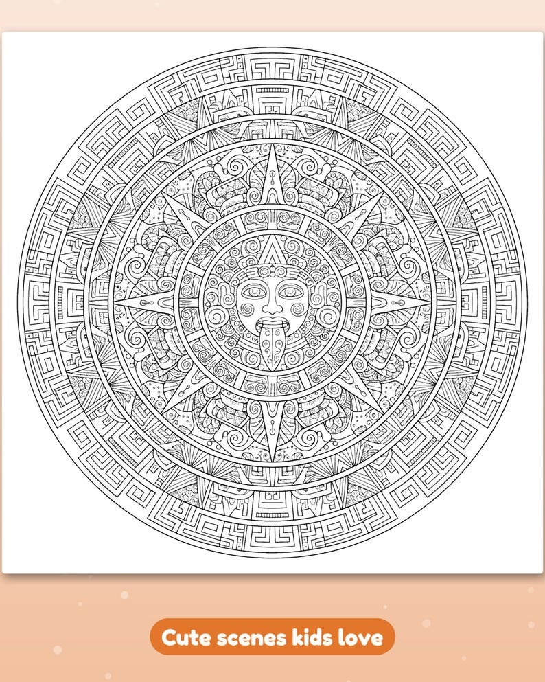 91 Coloring Pages Mega Bundle for Kids, Mexican Traditions Coloring Book, Day of the Dead and More, Printable PDF, Instant Download image 7