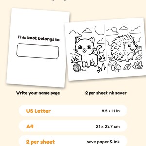 30 Bold and Easy Animal Coloring Pages for Toddlers, Simple Coloring Book, Preschool Printable, Big Thick Lines, Instant Download image 9