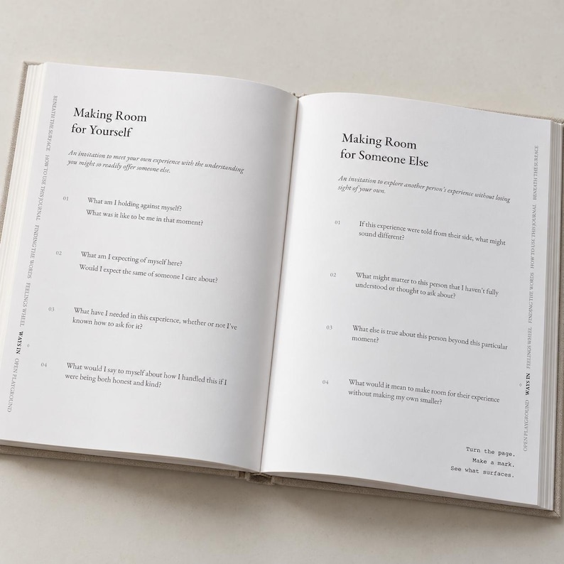 The Hidden Interval: A Guided Journal for Reflection and Self-Discovery, 170 gsm Paper, Matte Hardcover image 6
