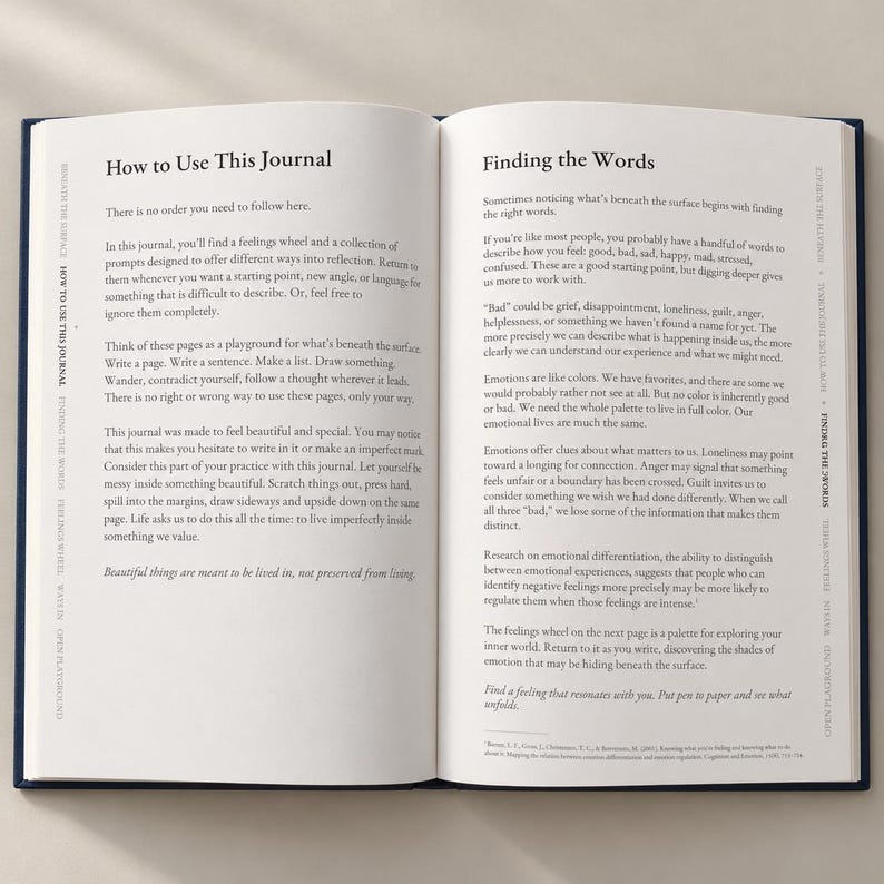 The Hidden Interval: A Guided Journal for Reflection and Self-Discovery, 170 gsm Paper, Matte Hardcover image 4