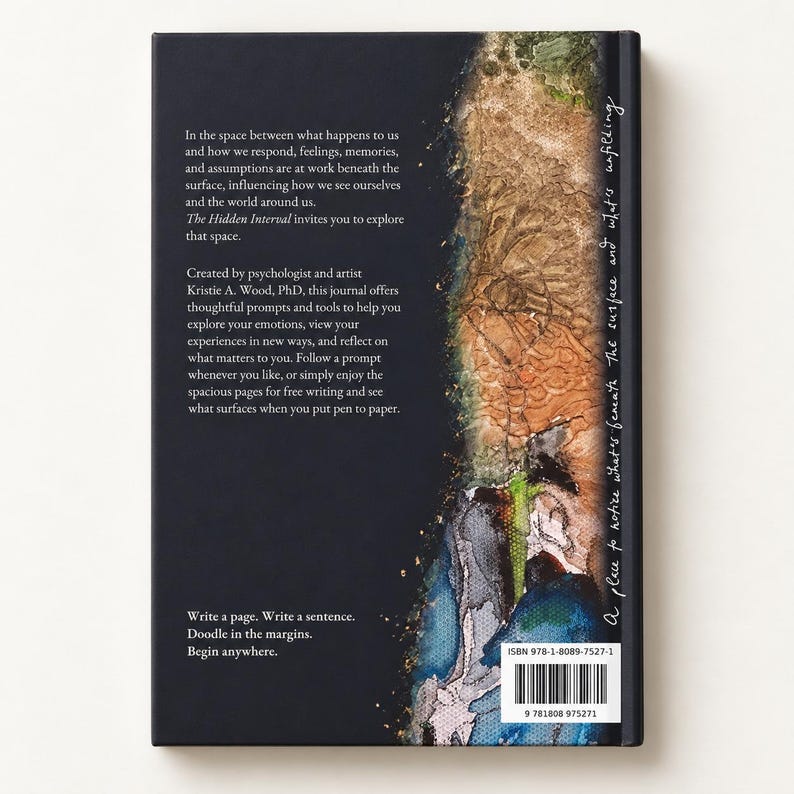 The Hidden Interval: A Guided Journal for Reflection and Self-Discovery, 170 gsm Paper, Matte Hardcover image 2