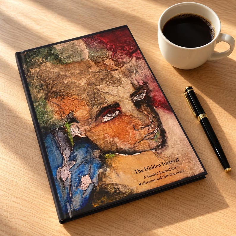 The Hidden Interval: A Guided Journal for Reflection and Self-Discovery, 170 gsm Paper, Matte Hardcover image 9