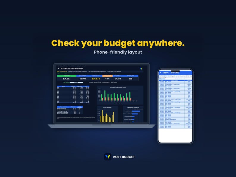 Side Hustle Tracker | Income Tracker for Beginners, Self Employed Expense and Mileage Log, Tax Set Aside | Sheets and Excel image 6