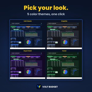 Easy Budget Spreadsheet for Beginners | Paycheck and Biweekly Budget Planner, Auto Charts | Sheets and Excel, Ready now for 2026 & 2027 image 7