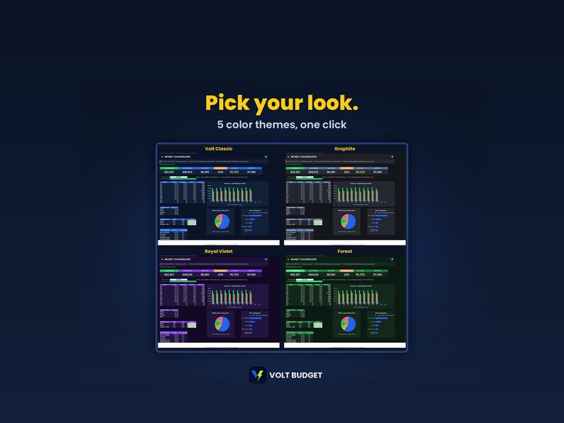 Budget + Debt Bundle | Debt Snowball Spreadsheet for Beginners, Easy Paycheck Budget and Payoff Planner, Auto Charts | Sheets and Excel imagen 7