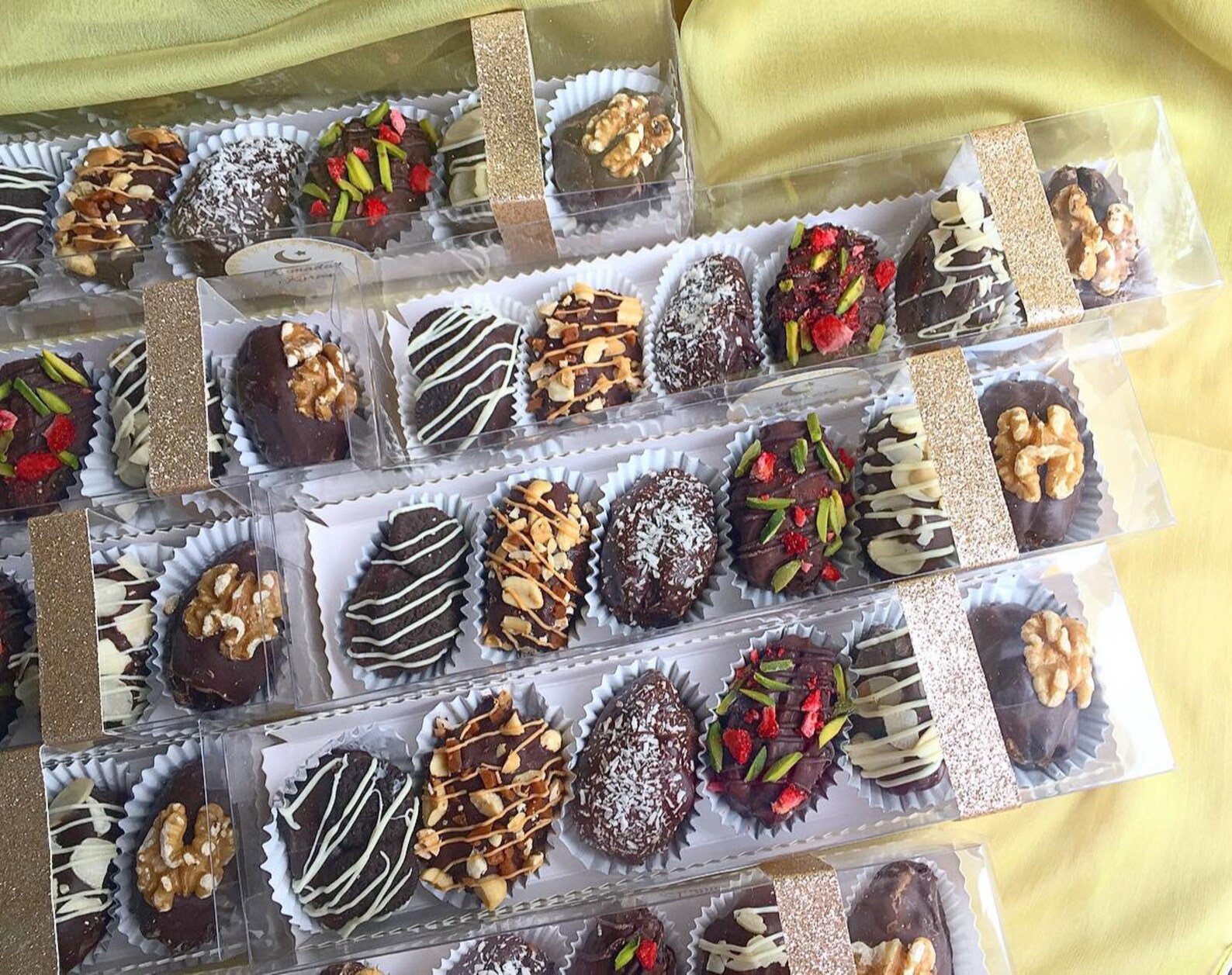 Gourmet Chocolate Covered Dates Etsy