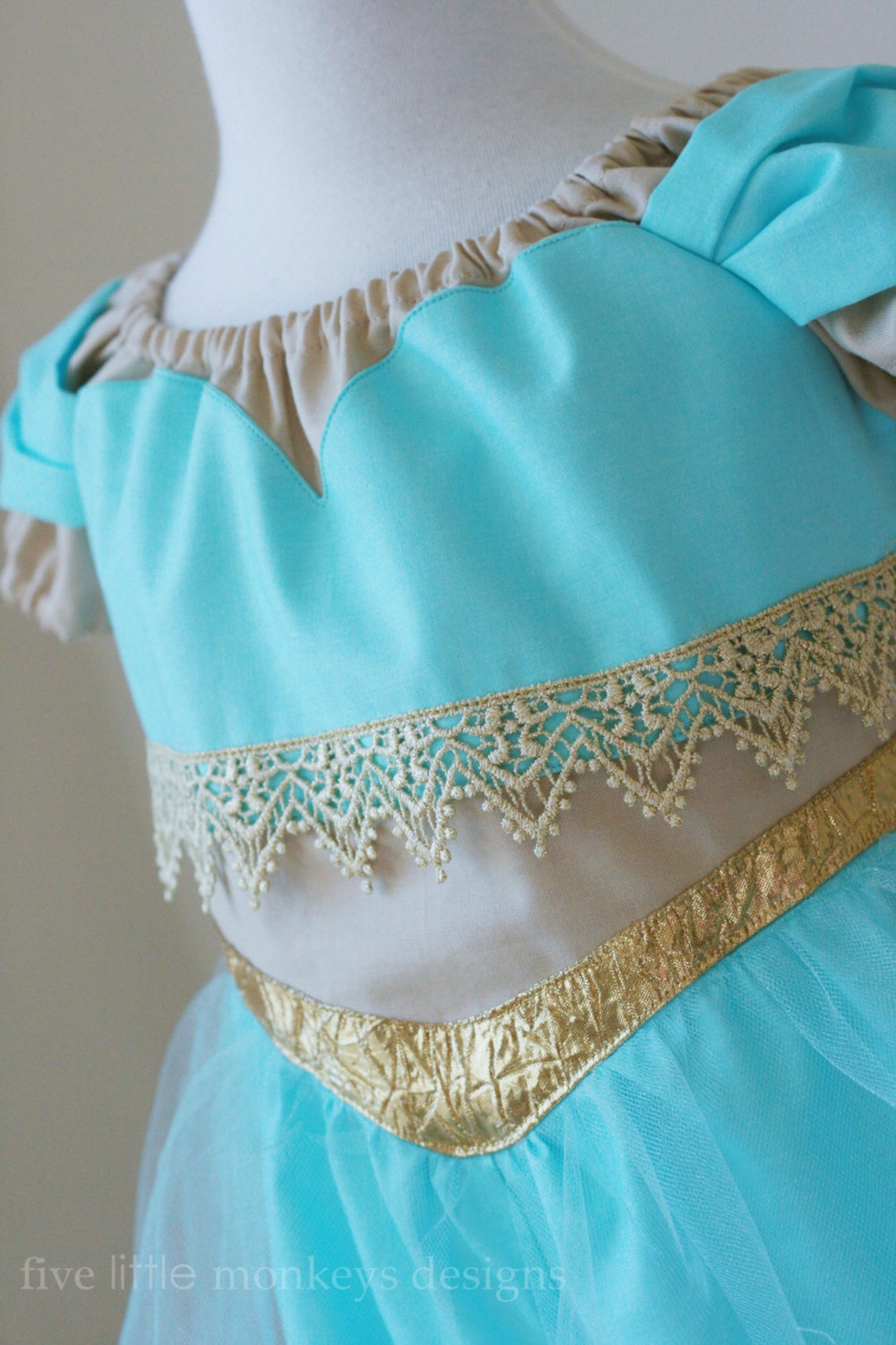 Jasmine Costume Jasmine Dress Jasmine Romper Aladdin Etsy