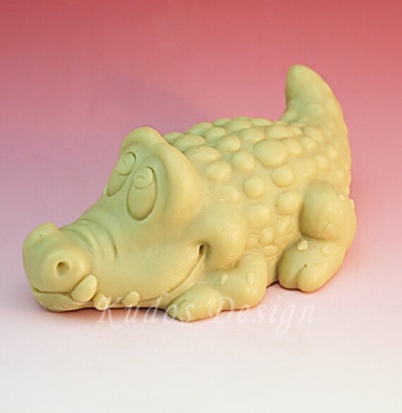 Items similar to TW018 Crocodile Soap Mold, soap mold, silicone soap