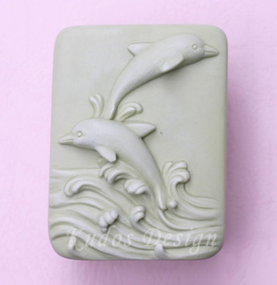 TW016 Dolphin Bay Soap Mold soap mold silicone soap mold Etsy