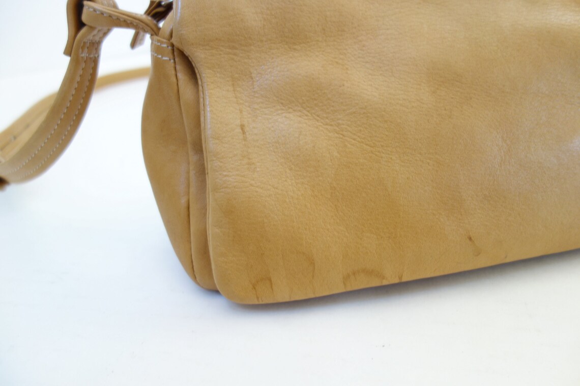 Camel Brown Leather Purse Crossbody Bag Butter soft leather Etsy