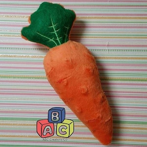 Slim Carrot Stuffie Embroidery Design 5x7 ITH, in the hoop, design, files, Carrot, Easter