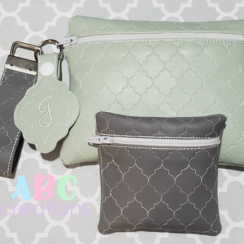 Quatrefoil Zipper Bag Teacher Gift Supply Holder Zipper Bag Etsy