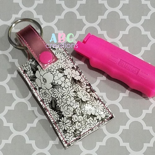 Blank Mace Holder Snap Tab Key Chain Key Fob Snap Tab ITH Etsy