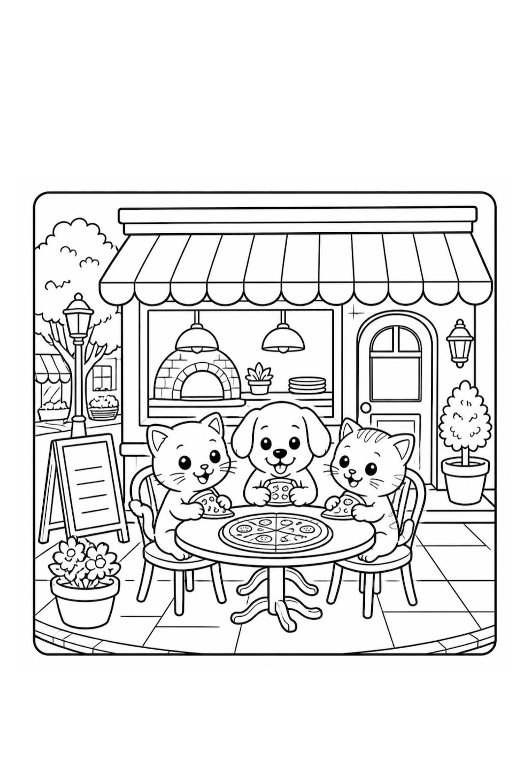 Printable Colors Fun Printable Coloring Pages - Etsy