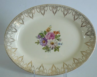 Circa 1950 Rare Swinertons Staffordshire Harvest Quayside Plate