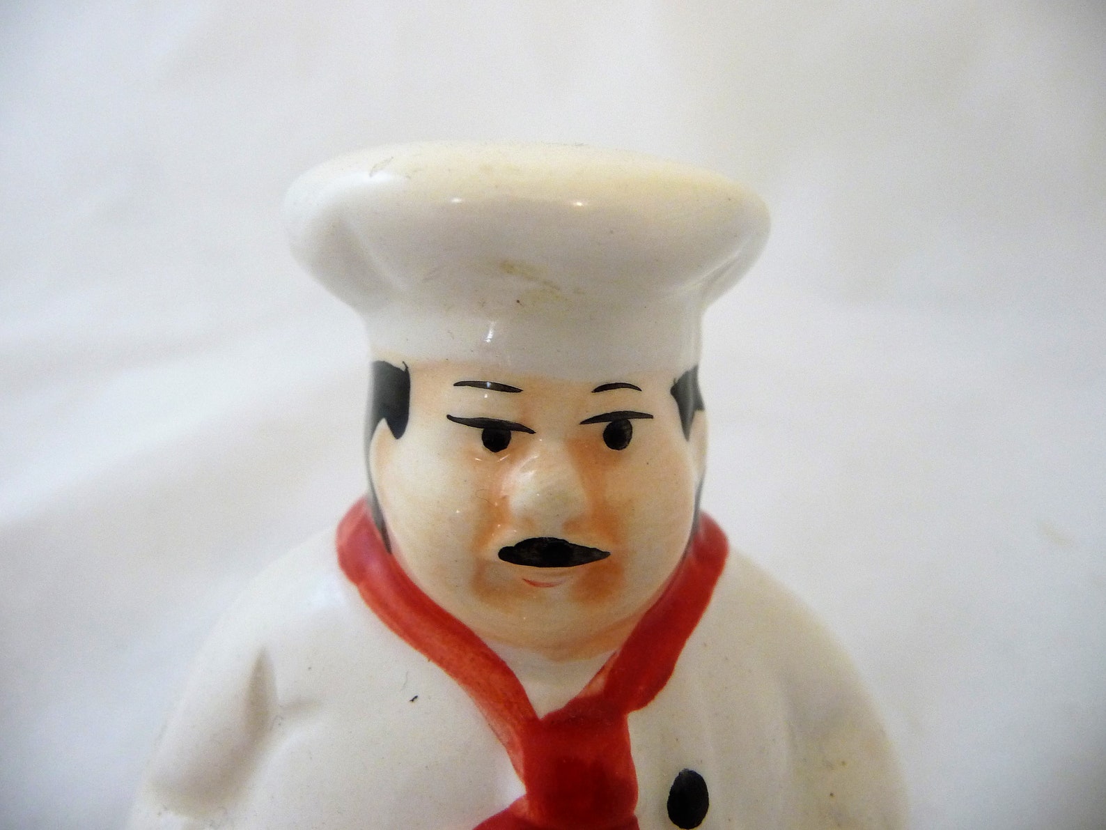 Vintage FAT ITALIAN CHEF Pepper Shaker Black Mustache Chef Etsy