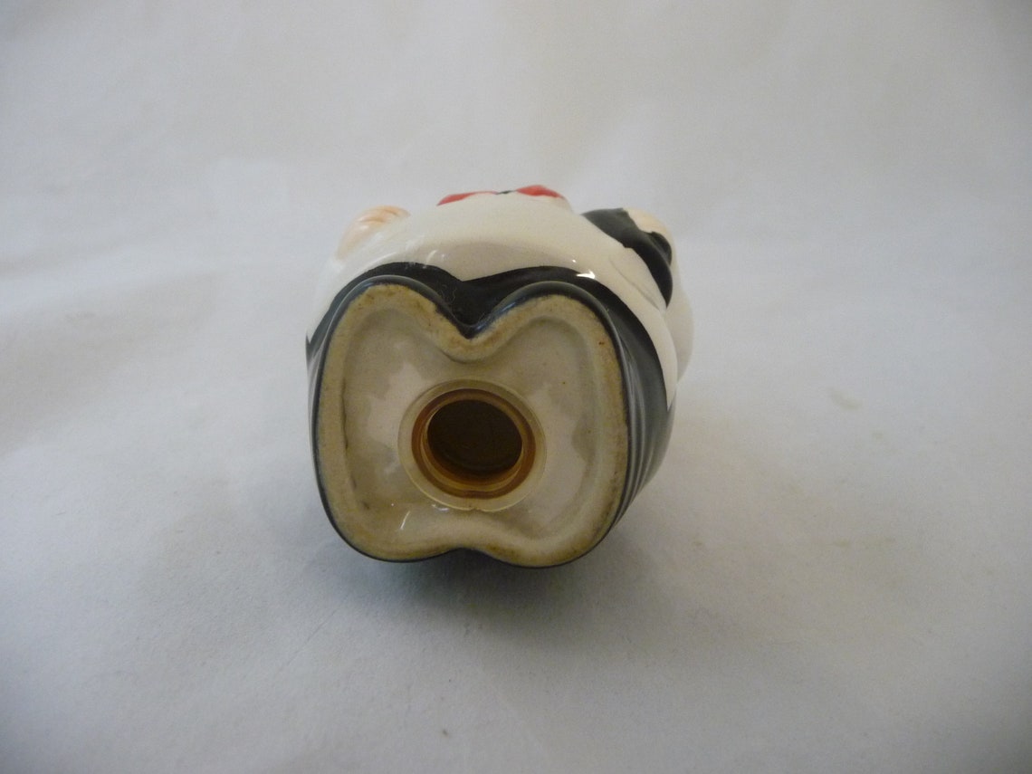 Vintage FAT ITALIAN CHEF Pepper Shaker Black Mustache Chef Etsy