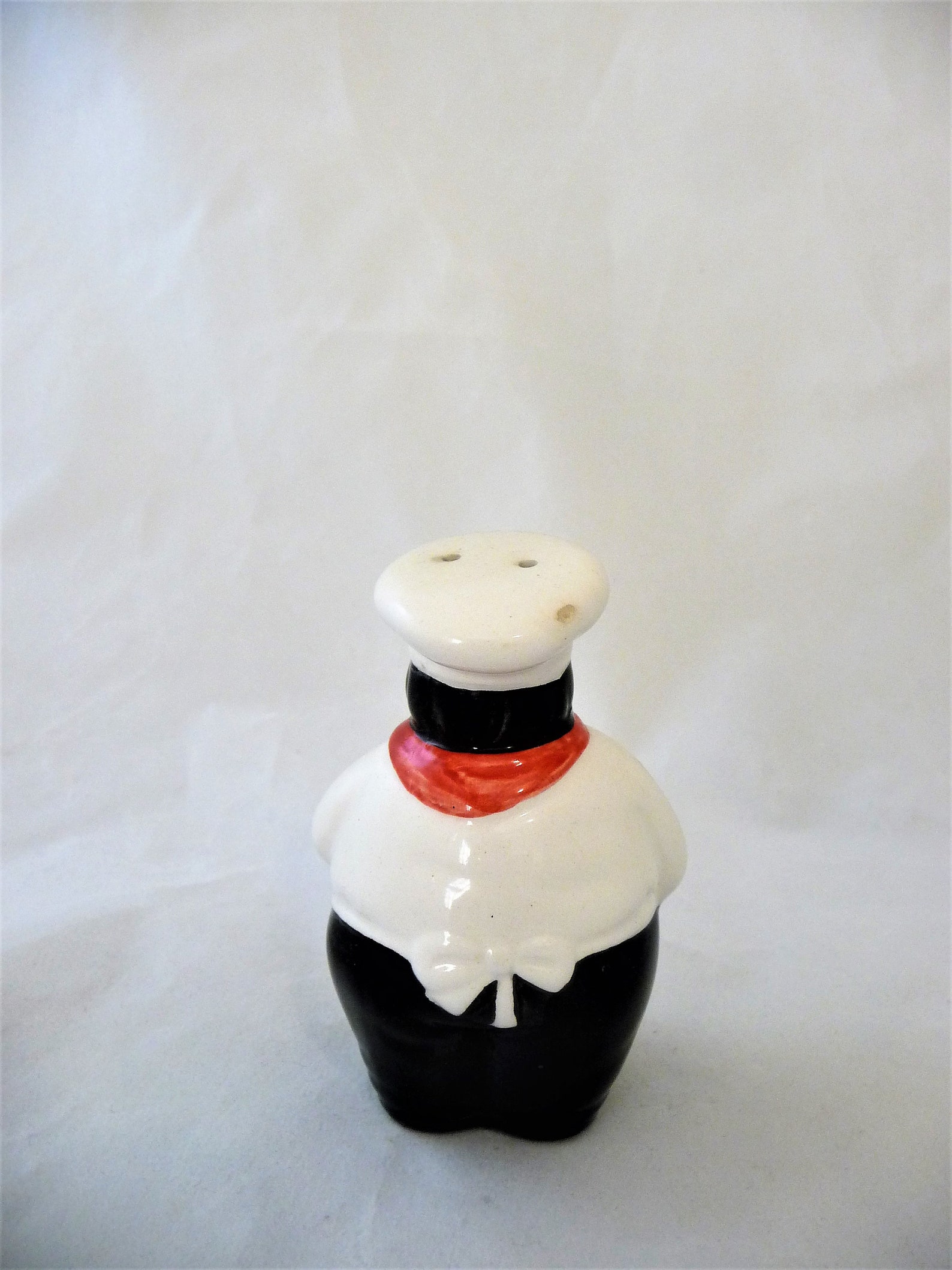 Vintage FAT ITALIAN CHEF Pepper Shaker Black Mustache Chef Etsy