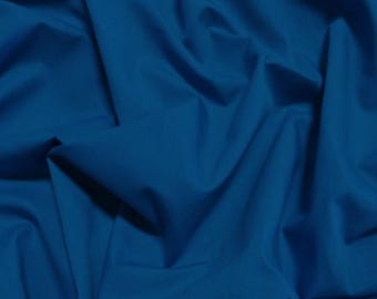 Solid Poly Cotton Fabric - Dark Royal Blue - Sold By The Yard 58"/60" Width DIY Clothing Accessories Decor
