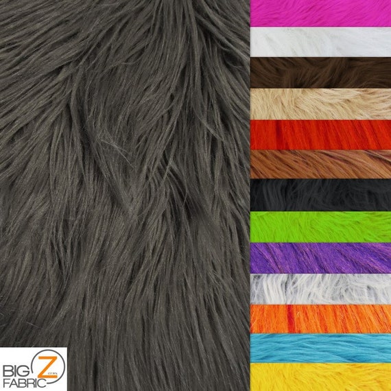 Solid Gorilla Monkey Shaggy Faux Fur Fabric PEWTER by the Yard Coats Scarf  Rugs Costumes Accessories Clothing - Etsy