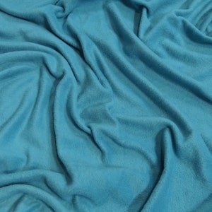 Solid Polar Fleece Fabric - TURQUOISE - Sold By The Yard 60&quot; Width