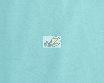 Solid Flannel Fabric - BLUE - 60" Width Sold By The Yard Baby Soft