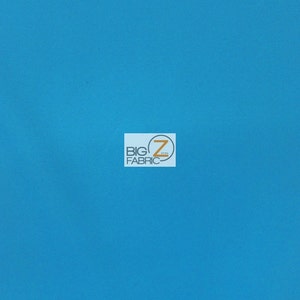Solid Outdoor Anti-UV Waterproof Fabric - AQUA - 60&quot; Width By The Yard Table Umbrellas Porch Covers