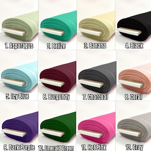 Minky Solid Baby Soft Fabric - 48 Colors - Sold By 15 YARD BOLT!!!!!/Hug-Z™ DIY Baby Blanket Ultra Soft Stuffed Toys Accessories Apparel