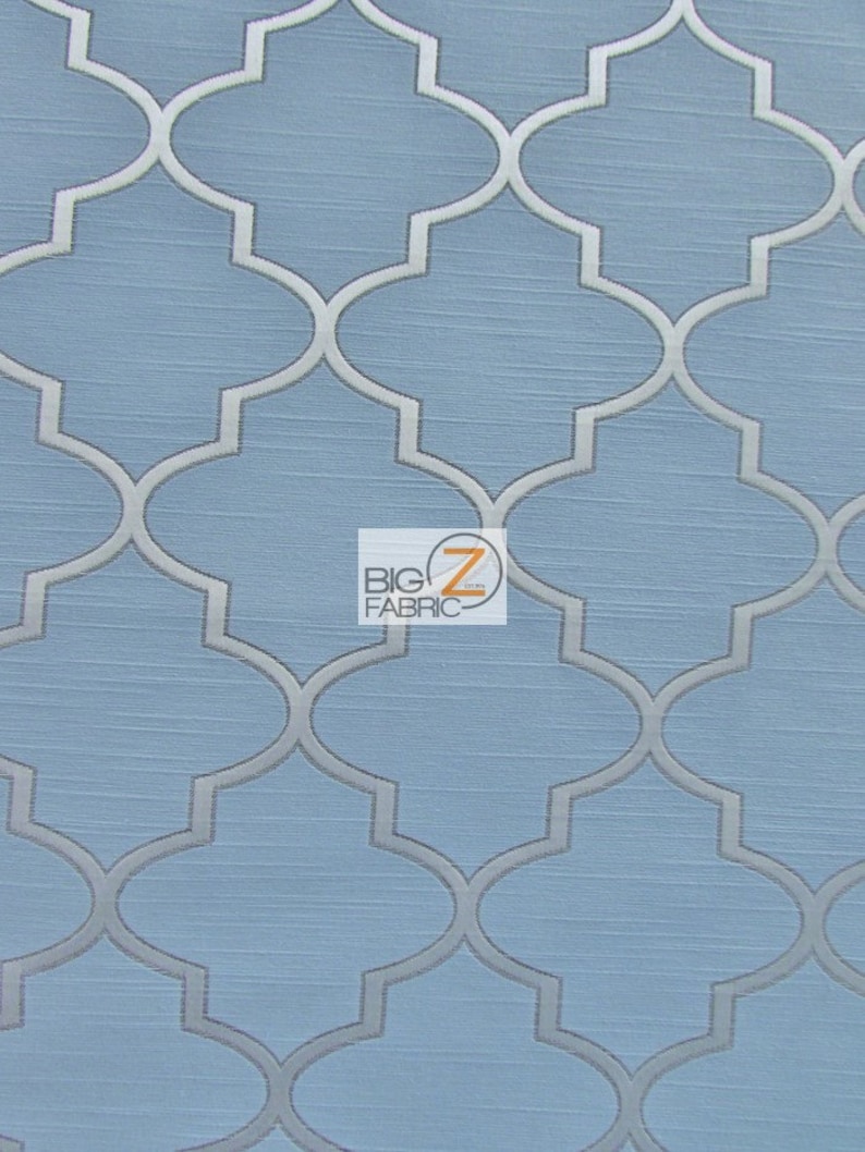 Persian Quatrefoil Upholstery Fabric - MALIBU - Sold By Yard Sof Persian Quatrefoil Upholstery Fabric - MALIBU - Sold By Yard Sof