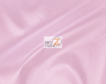 Solid Taffeta Fabric - PINK - Sold By The Yard 58"/60" Width DIY Dress Skirt Wedding Decor Curtains