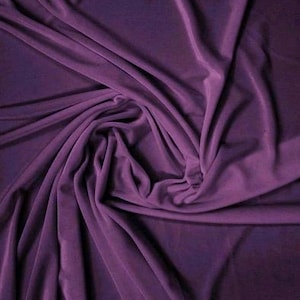Stretch Velvet Velour Spandex 360 Grams Costume Fabric - PURPLE - Sold By The Yard Crafts Decor Apparel Sewing