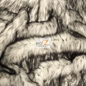 Faux Fake Fur Arctic Alaskan Husky Long Pile Fabric - IVORY - Sold By The Yard 64&quot; Width DIY Costume Accessories Blankets Fashion Clothing