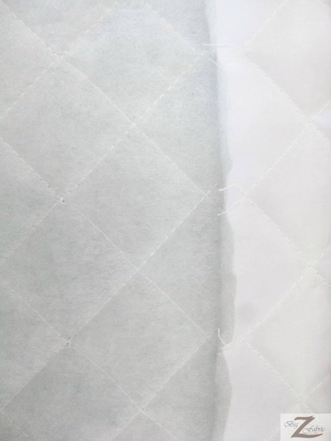 42 Single Face White Quilted Fabric by the Yard (262-000)