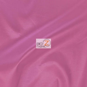 Solid Taffeta Fabric - FUCHSIA - Sold By The Yard 58&quot;/60&quot; Width DIY Dress Skirt Wedding Decor Curtains