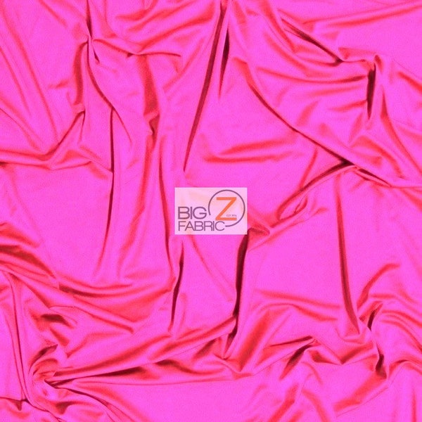 Solid Stretch Spandex Costume Nylon Fabric - NEON PINK - 58"/60" Width Sold By The Yard