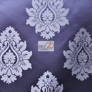 Damask Polyester Tablecloth Cover Decoration Fabric - PURPLE - Sold By The Yard 58&quot; Width Sofa Curtains