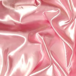 Solid Shiny Bridal Satin Fabric - PINK - By The Yard Bridesmaid Dresses Table Runners Wedding Gowns Party Decorations