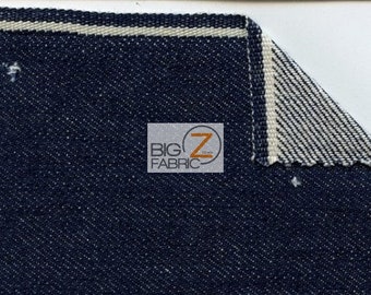 Diverse Selvedge Denim Fabric - Indigo (Cone Denim) - op maat gesneden kleding DIY Accessoires Hoeden Rugzakken Jeans Kleding