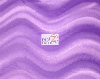 Wavy Velboa Faux Fur Fabric - Purple - Sold By The Yard  - 58"/60" Width