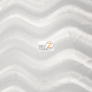Wavy Velboa Faux Fur Fabric - White - Sold By The Yard  - 58&quot;/60&quot; Width