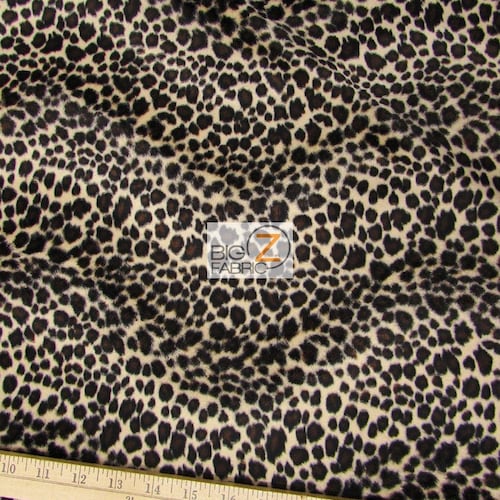 Brown Tan Cow Velboa Faux Fur Fabric Sold by the Yard - Etsy