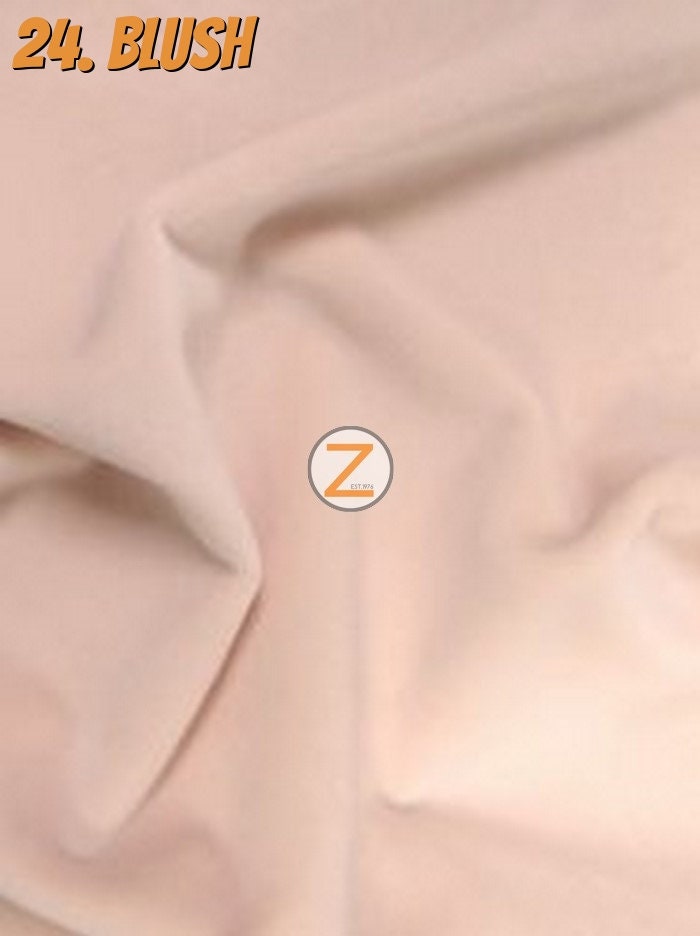 Orange Stretch Mochi Plush Minky / Soft Solid Fabric by the Yard / Hug-Z®
