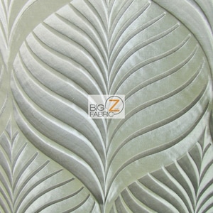 Mint Leaf Upholstery Drapery Fabric - SAND - Sold By Yard Sofa Curtains Home Decor Bedding Furniture
