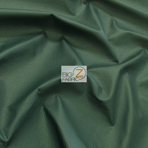 DuroLast™ Vinyl Faux Fake Leather Pleather Grain Champion PVC Fabric - EMERALD - cięte na wymiar Tapicerka Portfele Obuwie Portfele Paski Odzież