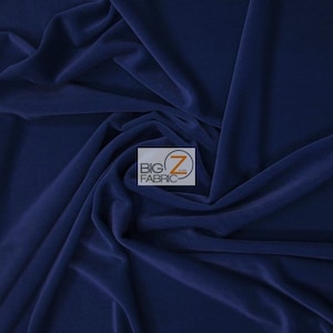 Stretch Velvet Velour Spandex 360 Grams Costume Fabric - ROYAL BLUE - 58&quot;/60&quot; Width Sold By The Yard
