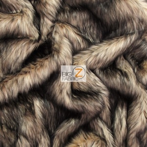 Faux Fake Fur Arctic Alaskan Husky Long Pile Fabric - BLONDE - Sold By The Yard 64&quot; Width DIY Costume Accessories Blankets Fashion Clothing