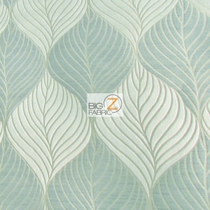 Peacock Leaf Floral Upholstery Fabric - ARTIC - Sold By Yard Sofa Curtains Home Decor Furniture Drapery